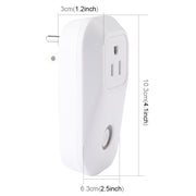 Sonoff S20 WiFi Smart Power Socket Outlet Wireless Remote Control Power Switch, Compatible with Alexa and Google Home, Support iOS and Android, US Plug, S20 US