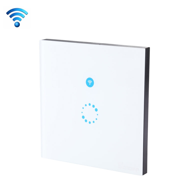 Sonoff Touch 86mm 1 Gang Pannello in vetro temperato Interruttore da parete Smart Home Interruttore tattile leggero, compatibile con Alexa e Google Home, CA 90 V-250 V 400 W 2 A, 86mm