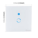 Interruttore touch Sonoff 86mm 1 Gang vetro temperato