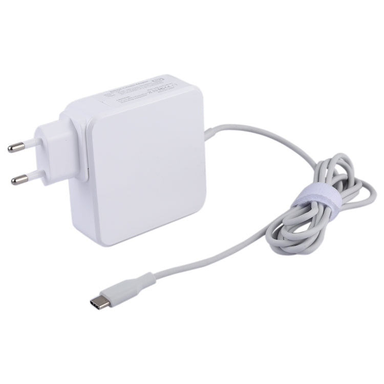 Caricabatterie portatile con adattatore di alimentazione USB-C/Type-C da 87 W con cavo di ricarica da 1,8 m, presa europea