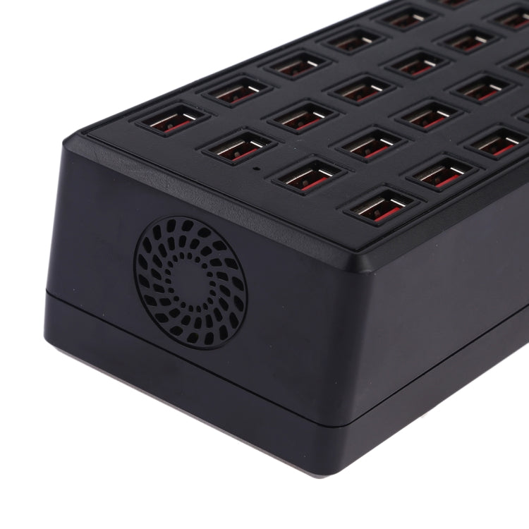 Caricabatterie intelligente con stazione di ricarica rapida da 100 W, 24 porte USB, con indicatore LED CA 100-240 V, presa americana, 100W 24 USB Ports US Plug