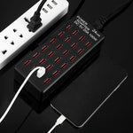 Caricabatterie 100W con 24 porte USB e indicatore LED