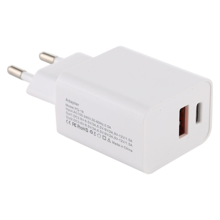 18W Power Adapter Adapter. European Plug, EU Plug