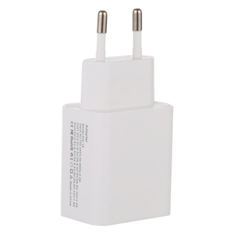 18W Power Adapter Adapter. European Plug, EU Plug