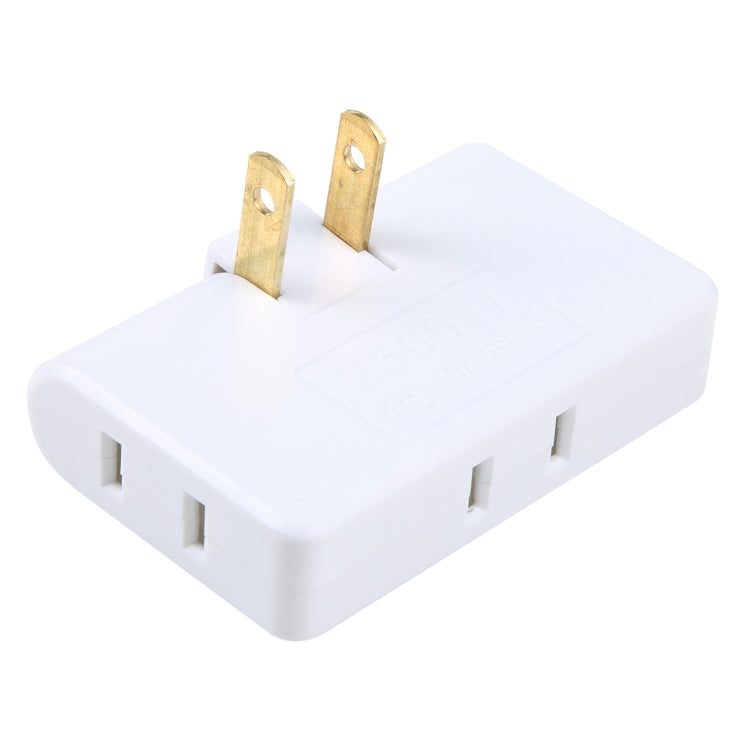 1 to 3 15A 180 Degree Rotation Extension Cord Mini Slim Power Strip Wireless Socket, US Plug, AC 110-220V