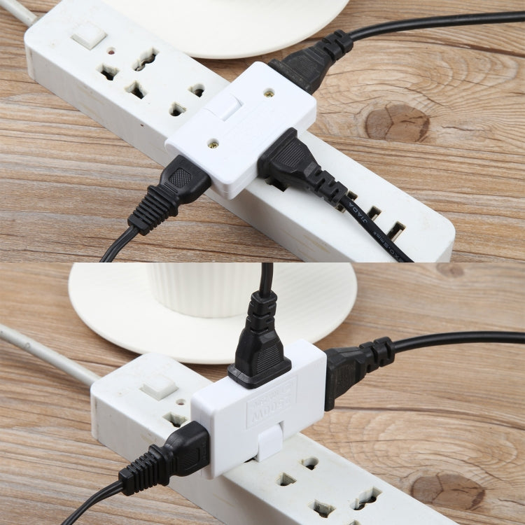 1 to 3 15A 180 Degree Rotation Extension Cord Mini Slim Power Strip Wireless Socket, US Plug, AC 110-220V