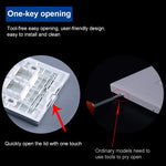 Modulo di rete pass-through schermato CAT.6, pannello a doppia porta + pass-through schermato + presa telefonica, Dual Ports Panel+Shielded Pass-through+Telephone Socket