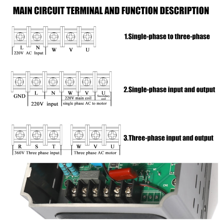 Single Phase Converter AT1-2200S 2.2KW 220V, AT1-2200S