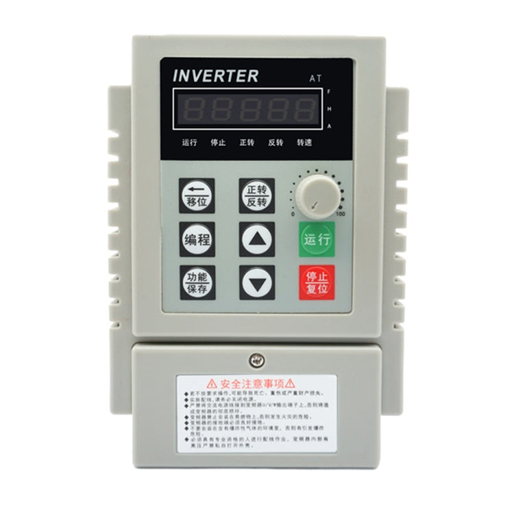 AT1-0450X 0.45KW 220V 3-Phase Output Single-Phase Input Inverter Motor Controller, AT1-0450X