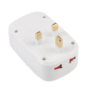 Presa per adattatore di alimentazione per caricabatterie da viaggio USB doppio NK-823 da 2000 W, spina UK
