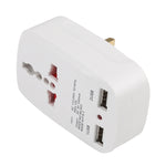 Presa adattatore alimentazione USB doppio spina UK 2000W