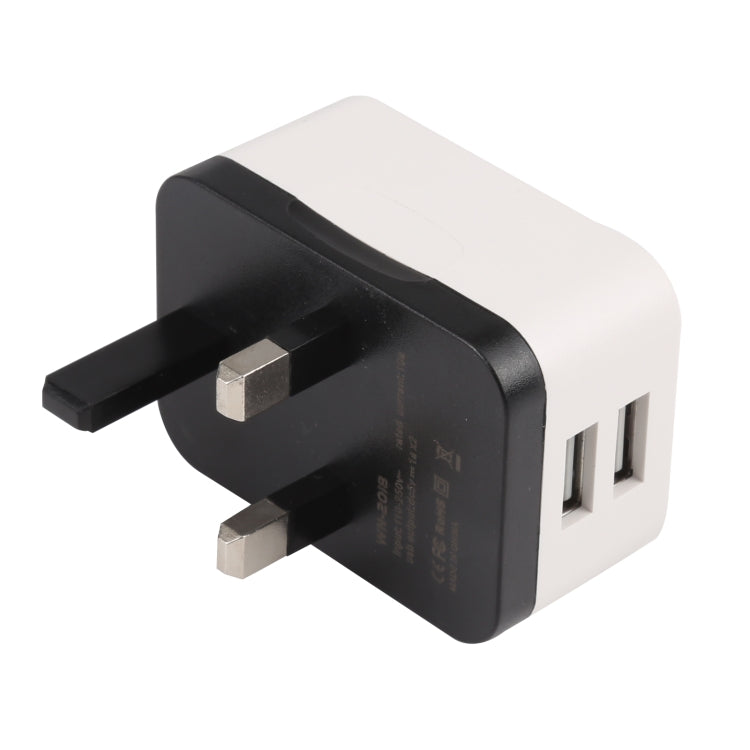 Presa adattatore doppio USB con spina UK per viaggio