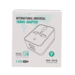 Presa adattatore USB doppia spina americana US Plug