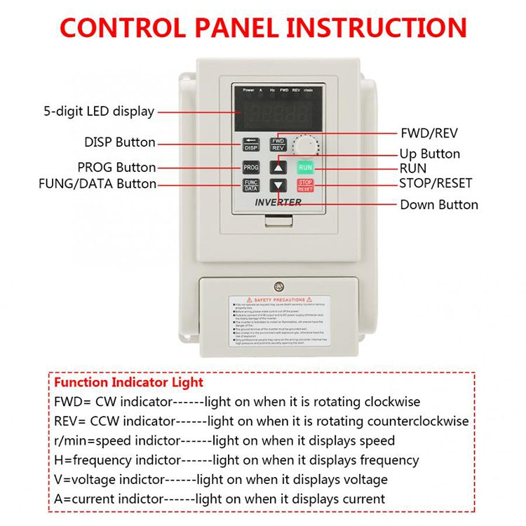 Convertitore trifase 4KW ingresso monofase 220V AT1-04K0X