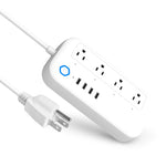 Multipresa WiFi Smart 4 Fori + 4 USB Spina USA