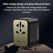 Adattatore di alimentazione per caricabatterie rapido MOMAX 1-World UA9 PD 35W, UA9