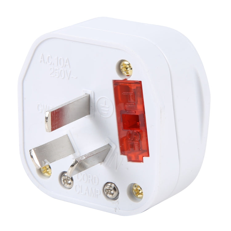 13A Wall Socket Adapter with On/Off Switch and Fuse