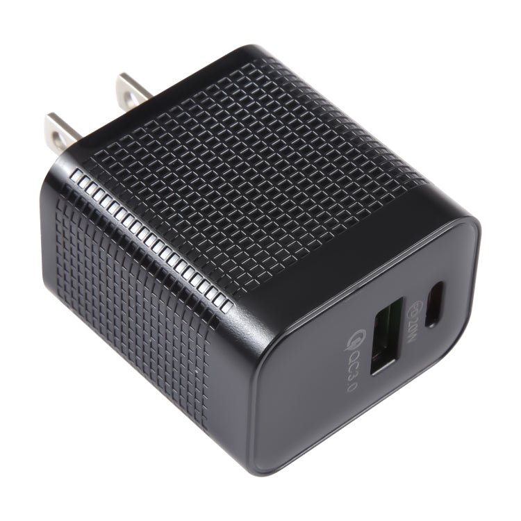 Caricabatterie da viaggio 20W USB-C Quick Charge 3.0