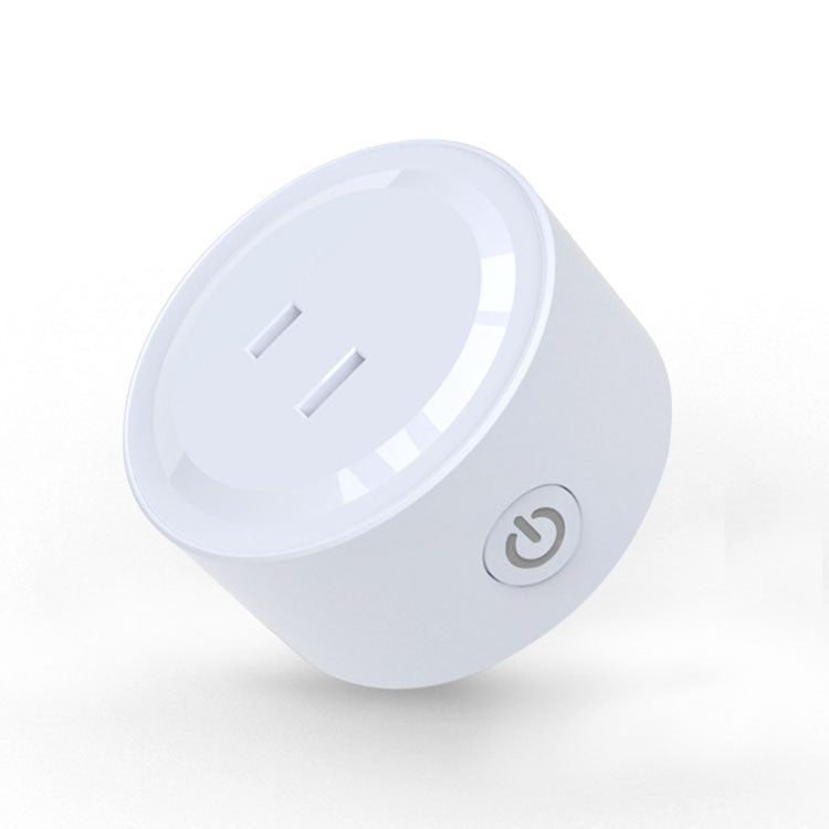 Mini spina WiFi a forma rotonda da 10A, presa intelligente con timer di controllo remoto APP, supporto Alexa e Google Home, CA 100-240 V, spina JP / USA