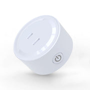 10A Mini Round Shape WiFi Plug, Smart Socket with APP Remote Control Timer, Support Alexa and Google Home, AC 100-240V, JP/US Plug