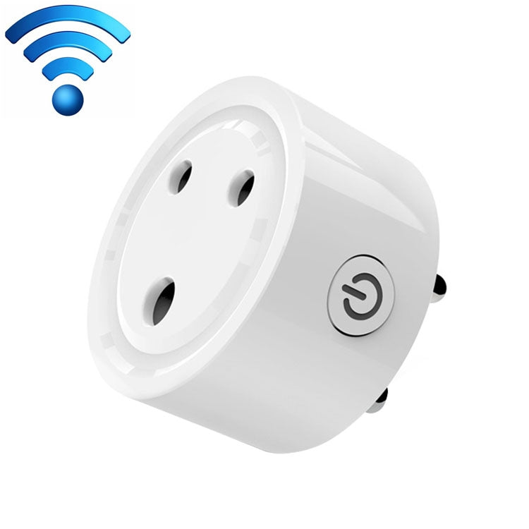 Mini Smart WiFi Socket 10A Small Plug South Africa/India Switch Timer Remote Control Power Adapter with Alexa