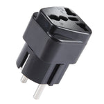 Adattatore da spina UK a presa europea con fusibile 2500W