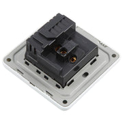 Universal standard wall socket with 2 USB ports