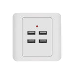 Pannello alimentazione USB 4 porte 5V 3,1A ingresso 36V