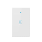 Interruttore a parete smart touch 1 gruppo 2A vetro temperato