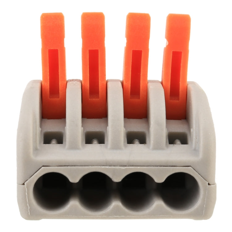 10PCS PCT Series 4 Port Architectural Wiring Connector LED Lamp Conductor Distributor Junction Box Cable Joint, 4 Port