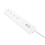 Presa multipla smart 4 USB 3 prese US WiFi Alexa Google