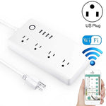 Presa multipla smart 4 prese US + 4 porte USB WiFi