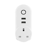 Presa intelligente WiFi 2 porte USB + 1 presa EU compatibile Alex