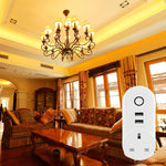 Presa intelligente WiFi 2 porte USB + 1 presa EU compatibile Alex