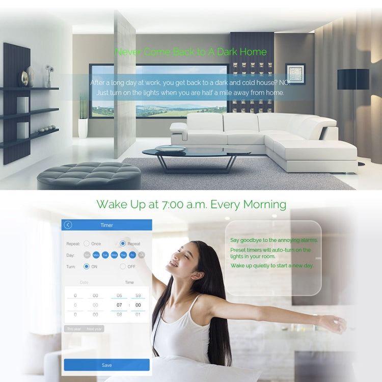 WS-EU-01 EWeLink APP and Touch Control 2A 1 Gang Smart Wall Switch with Tempered Glass Panel, AC 90V-250V, EU Plug, 1 Gang