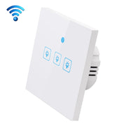 WS-EU-03 EWeLink APP and Touch Control 2A 3 Gang Tempered Glass Panel Smart Wall Switch AC 90V-250V EU Plug 3 Gangs