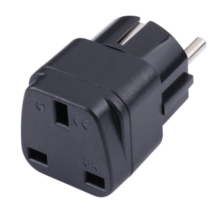 Portable Power Adapter UK Plug to Small South Africa Plug, UK to EU 10A/16A, UK to Switzerland, UK to South Africa