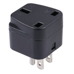 Adattatore alimentazione UK a US con presa a tre pin 250V 10A