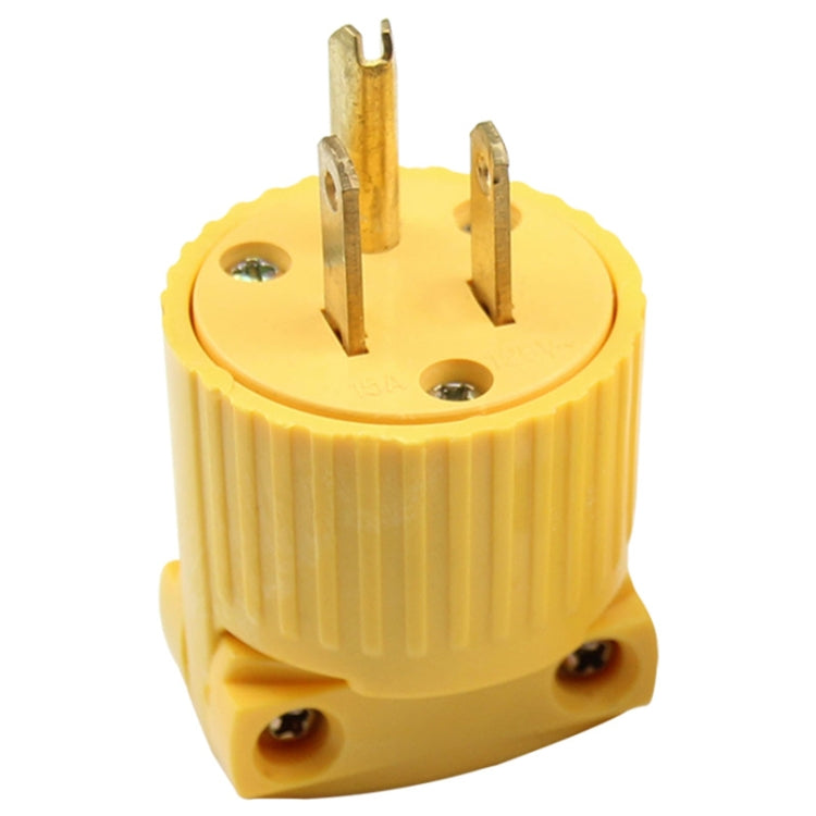 5-15P 125V Detachable Plug Adapter 15A 3-Pin Power Adapter, US Plug