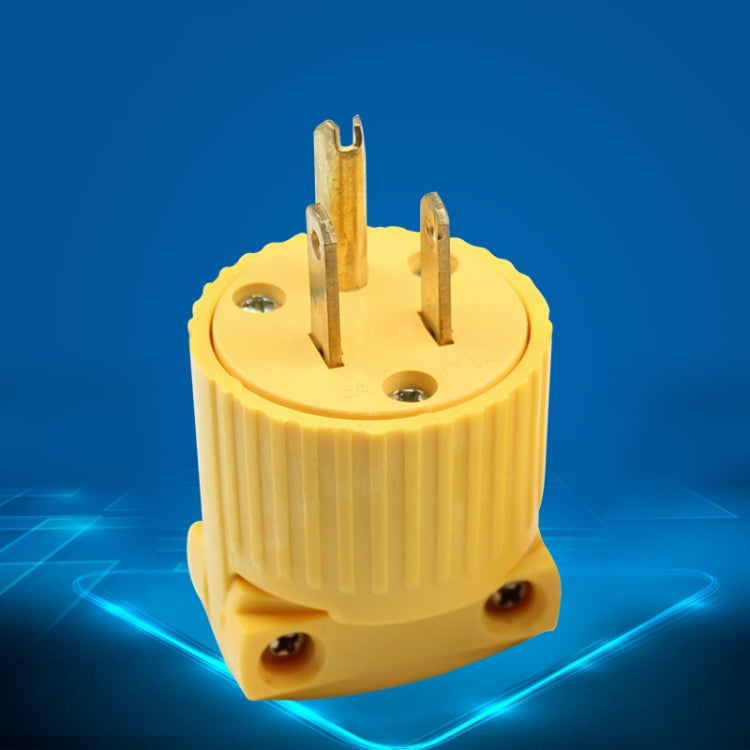 5-15P 125V Detachable Plug Adapter 15A 3-Pin Power Adapter, US Plug