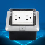 Presa da pavimento pop-up in lega di alluminio 125V 15A
