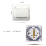 Presa impermeabile in ceramica con coperchio 16A 250V