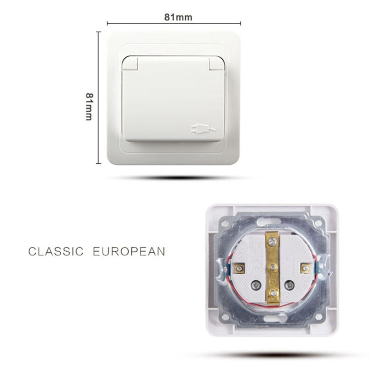 Presa impermeabile in ceramica con coperchio 16A 250V