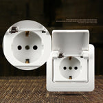Presa impermeabile in ceramica con coperchio 16A 250V