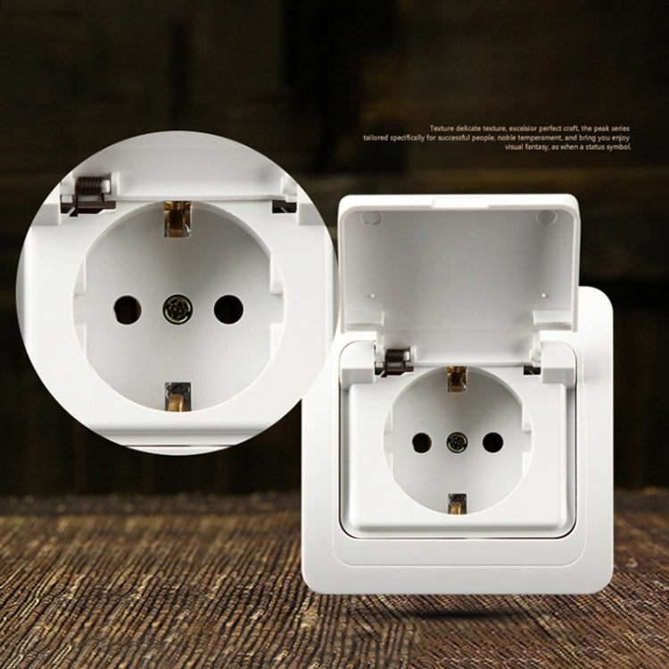 Presa impermeabile in ceramica con coperchio 16A 250V