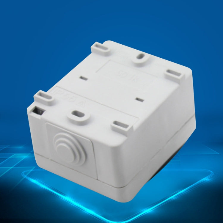 IP44 Waterproof Single Control Switch for Kitchen and Bathroom, EU Plug