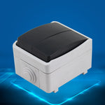 Interruttore singolo doppia connessione impermeabile IP44