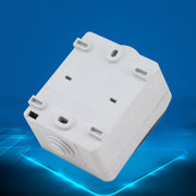 IP44 Waterproof Double Connection Single Control Switch for Kitchen Bathroom EU Plug