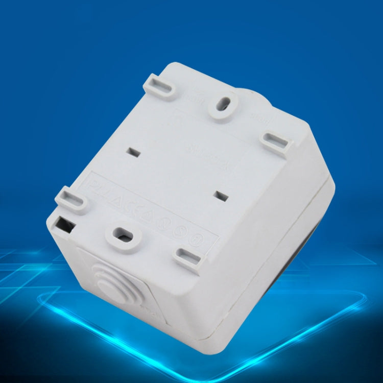 IP44 Waterproof Double Connection Single Control Switch for Kitchen Bathroom EU Plug