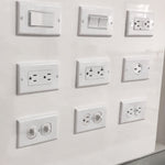 Interruttore doppia presa con USB e protezione UL 20A